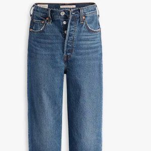 LEVIS - Ribcage Straight Ankle in Dark Indigo - W29, L27